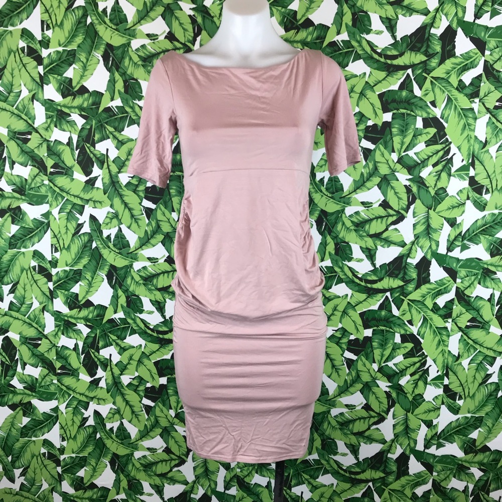 NWT ASOS Maternity Mauve T Shirt Dress
